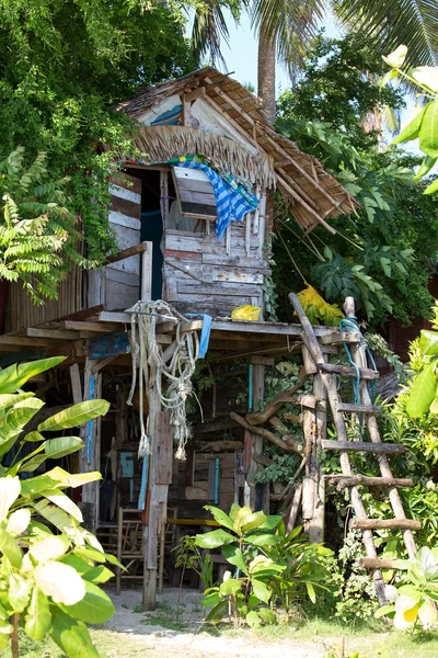 Tropical beach house in Thailand Stock Photo