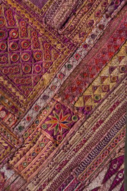Hint patchwork halı Rajasthan, Asya