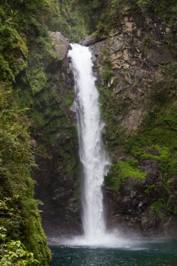 Kaya, havuzu ve şelale banaue yakınındaki batad içinde