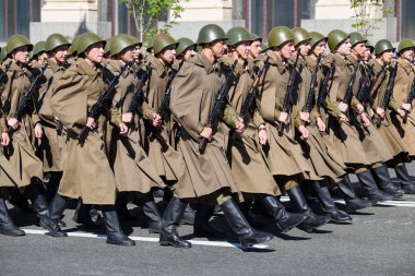 Geçit töreni zafer, Kiev, Ukrayna