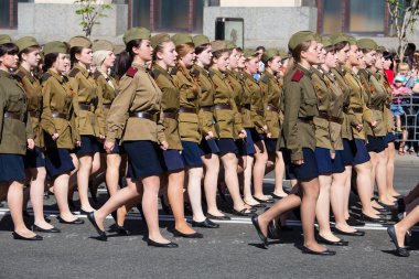 Geçit töreni zafer, Kiev, Ukrayna