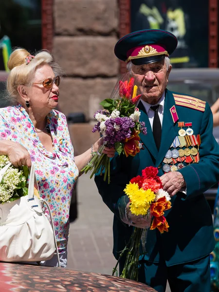 Parade victory at Kiev, Ukraine — Stock Photo, Image