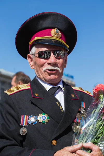 Vitória de desfile em Kiev, Ucrânia — Fotografia de Stock