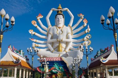 shiva heykeli Tayland koh samui Adası üzerinde