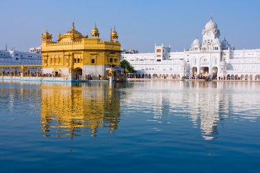   Amritsar 'daki Altın Tapınak, Punjab, Hindistan.