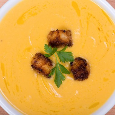 elma kabak kremalı çorba