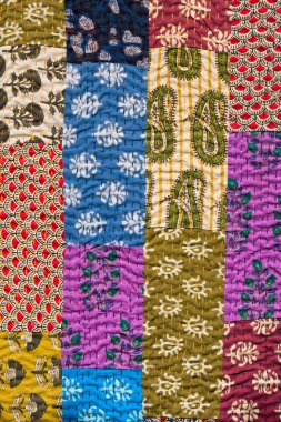 Hint patchwork halı Rajasthan, Asya