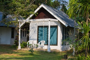 plaj bungalov, Tayland .