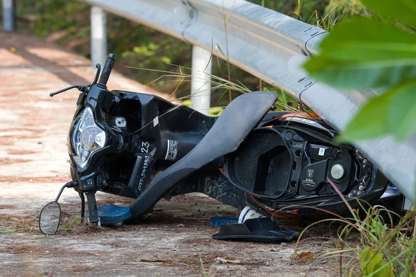 Motosiklet kazası — Stok fotoğraf