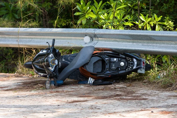 Accidente de motocicleta —  Fotos de Stock