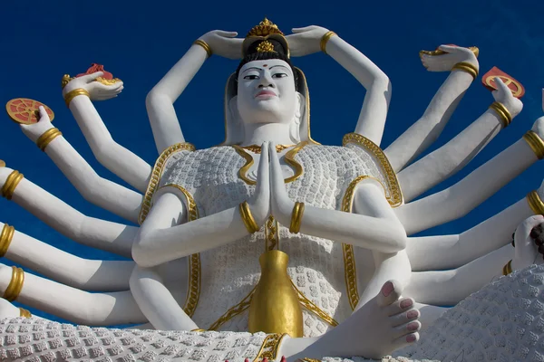 Staty av shiva på ön koh samui i thailand — Stockfoto