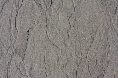 arka plan gri kum sahilde dalgaların