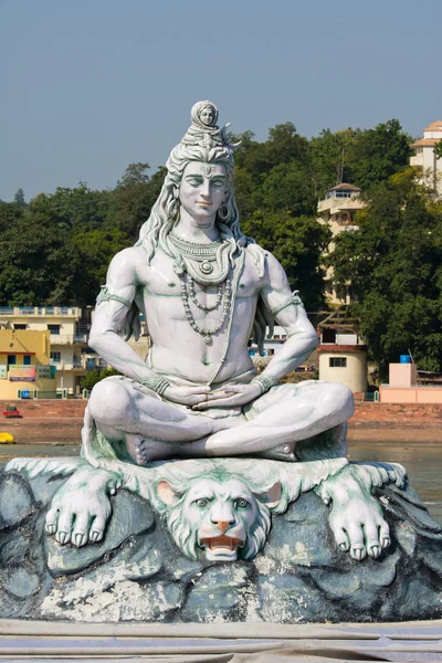 Shiva szobor, Risikes, India — Stock Fotó