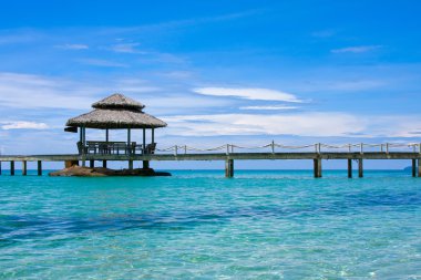 ahşap iskele, Tayland.