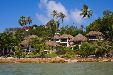 tropik sahil evi Adası koh Samui Tayland