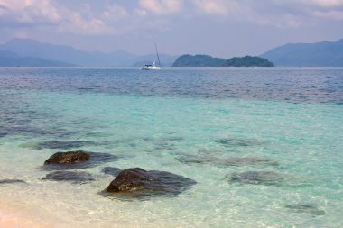 tropikal beach, Tayland.