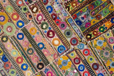 Rajasthani Hint patchwork duvar bez