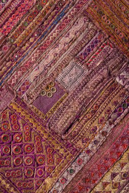 Hint patchwork halı Rajasthan, Asya