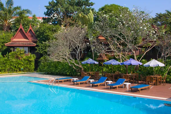 Tropický bazén v Thajsku — Stock fotografie