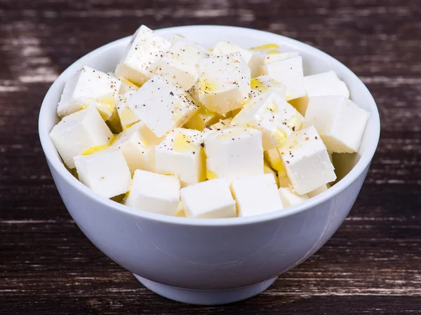 White greek cheese — Stock Photo, Image