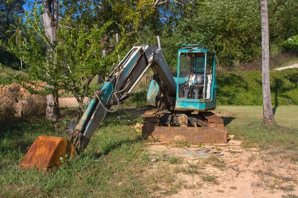 旧挖掘机 — 图库照片