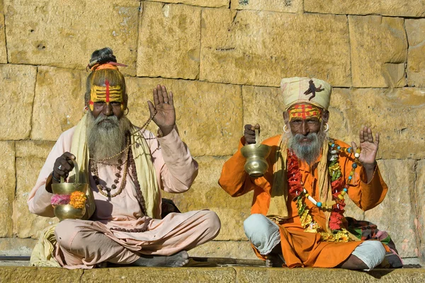 Indian sadhu , holy man — Stock Photo, Image