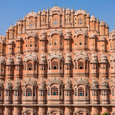 Hawa Mahal is a palace in Jaipur, India clipart