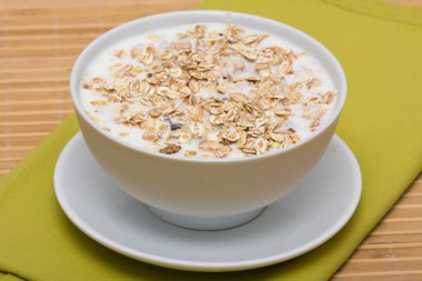 lezzetli ve sağlıklı granola veya müsli