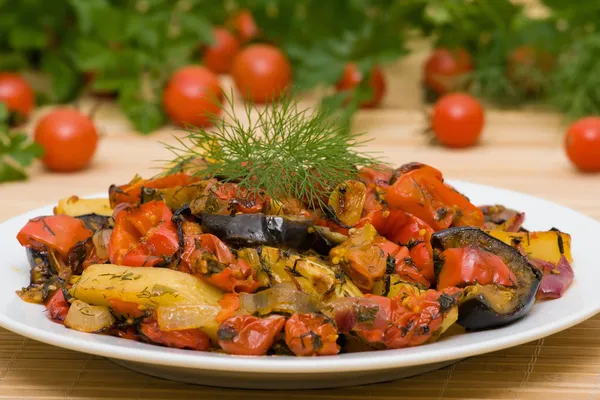 kavrulmuş sebze