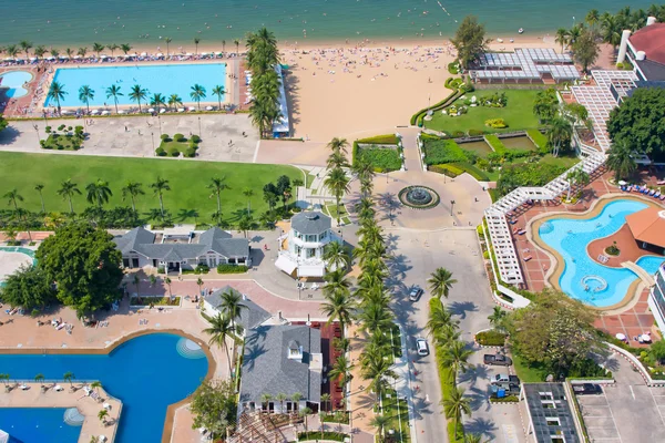 Hermosa playa en Pattaya, Tailandia . — Foto de Stock