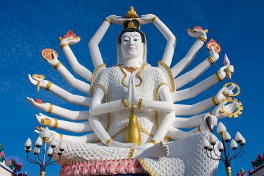 shiva heykeli Tayland koh samui Adası üzerinde