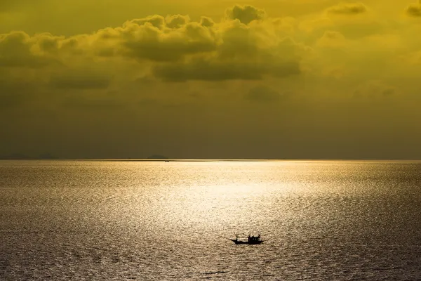 Güzel deniz günbatımı sırasında Tayland koh Samui Adası — Stok fotoğraf
