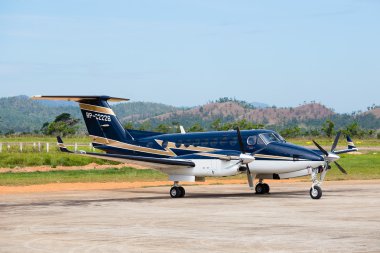 uçağın içinde busuanga havaalanına Island coron, Filipinler