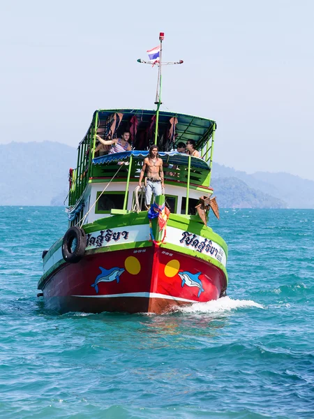 Mate of the ship, Mr. Poon and his erotic amulets — Stock Photo, Image