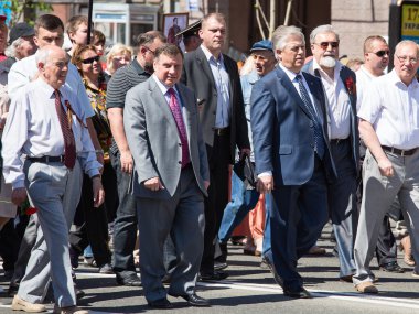 Kiev, Ukrayna resmi geçit simonenkov başkanlığında Komünist Partisi