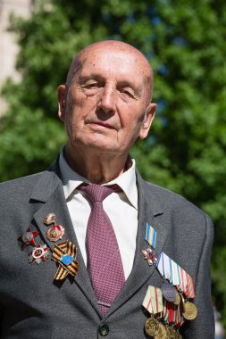 savaş gazisi geçit Kiev, Ukrayna