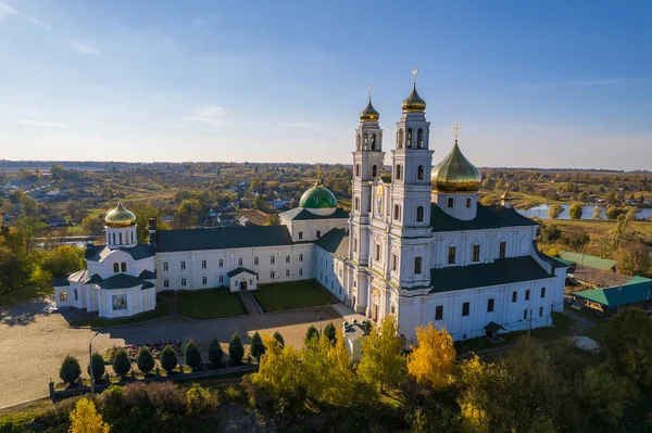 성탄절 테오도 수도원 이탈리아어 Gorodishchensky Holy Nativity Theotokos Monastery 우크라 — 스톡 사진