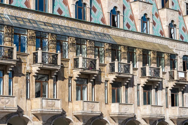 Detail Beautiful Building Facade Batumi Georgia Architecture Background — Stock Photo, Image