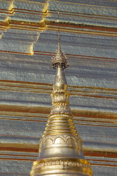 Shwedagon Golden Pagoda Most Sacred Buddhist Pagoda Religious Site Yangon — Stock Photo, Image