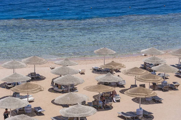 Sharm Sheikh Ägypten Mai 2021 Menschen Entspannen Sich Einem Luxuriösen — Stockfoto