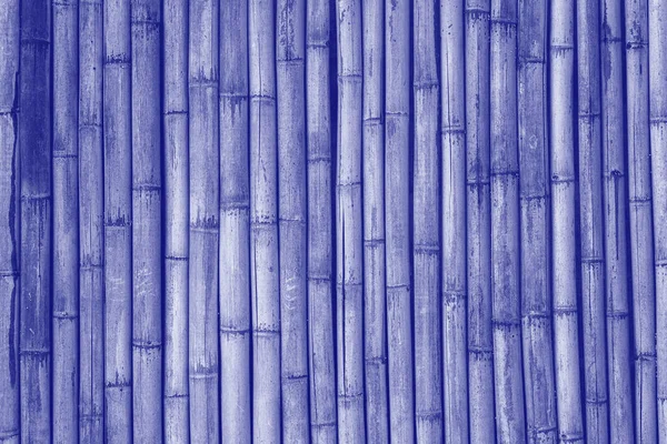 Vintage Old Wooden Bamboo Wall Background Close Trendy Color Year — Stock Photo, Image