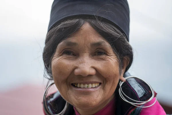 Sapa Vietnam März 2020 Ethnische Hmong Frauen Traditioneller Kleidung Und — Stockfoto