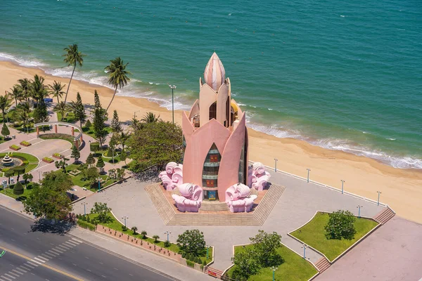 Nha Trang Vietnam April 2020 Vietnamese Building Architectural Structure Form — Stock Photo, Image