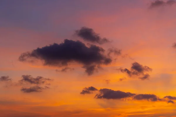 Schöner Sonnenuntergang Über Dem Meer Auf Der Insel Koh Phangan — Stockfoto
