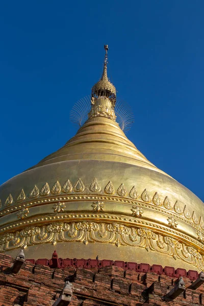 Shwedagon Golden Pagoda Più Sacra Pagoda Buddista Luogo Religioso Yangon — Foto Stock