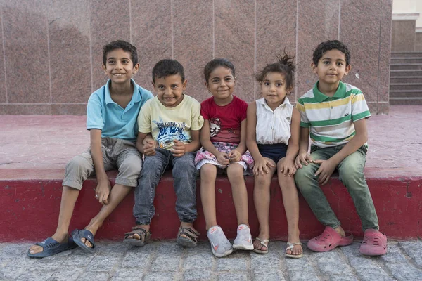 Sharm Sheikh Ägypten Mai 2021 Ägyptische Kinder Entspannen Sich Auf — Stockfoto