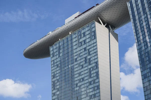 Сінгапурське Місто Сінгапур Лютого 2020 Року Готель Marina Bay Sands Стокова Картинка