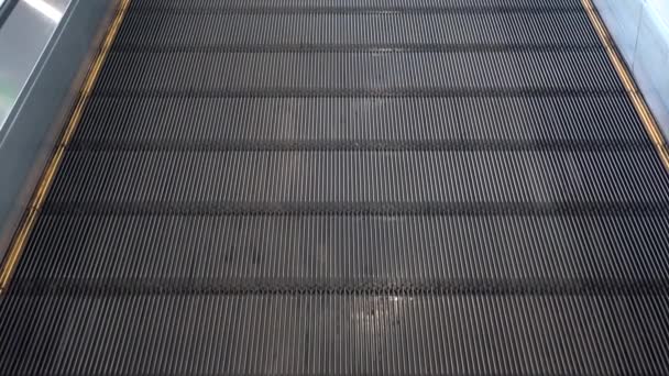 Pohybující Chodník Pohybující Chodník Pohybující Chodník Travelator Horizontální Eskalátor Pohyblivý — Stock video
