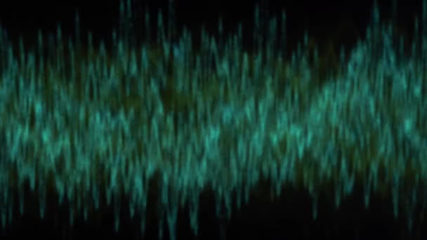 Signal Audio Sur Écran Oscilloscope Communication Électronique Gros Plan — Video