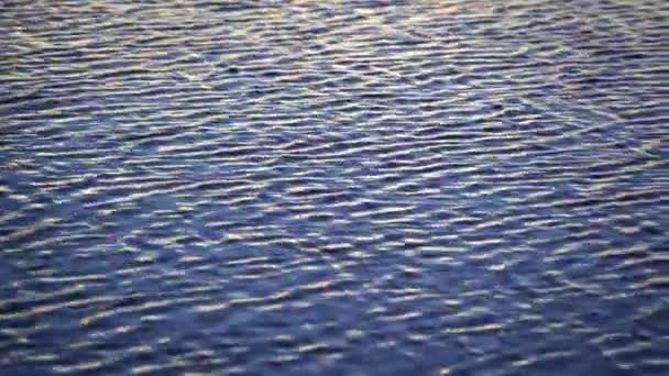 Błękitna Powierzchnia Fal Wodnych Piękne Morze Tła Zbliżenie Egipt Powierzchnia — Wideo stockowe